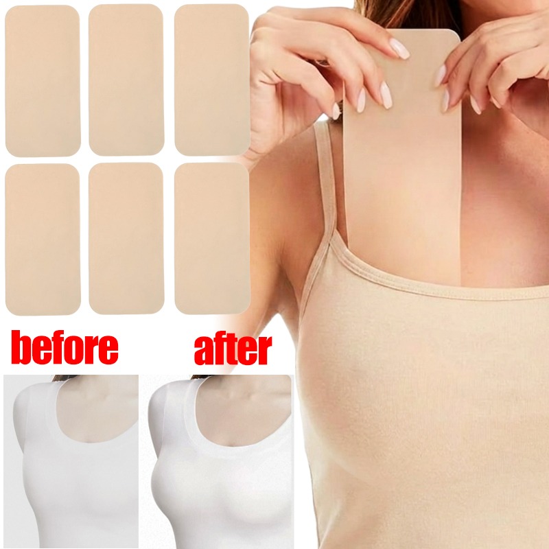 Push Up Bra Padded - Silikon-Brustlifting-Tape, selbstklebende Nippelabdeckung, unsichtbare Push-up-BH-Pads, wiederverwendbare