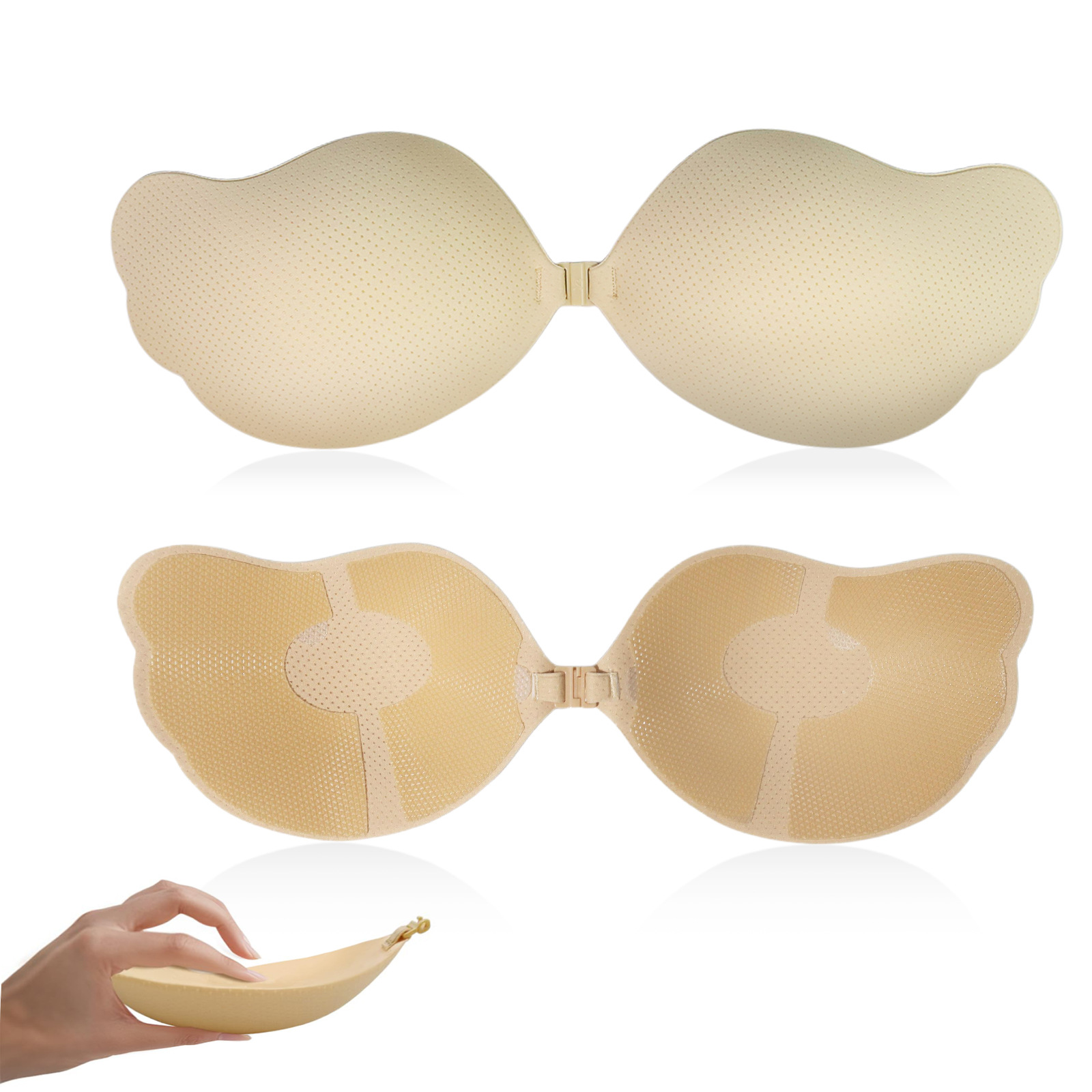 Silicone Bra Adhesive - Neue Wing Mango Cup selbstklebende Brustlifter,
