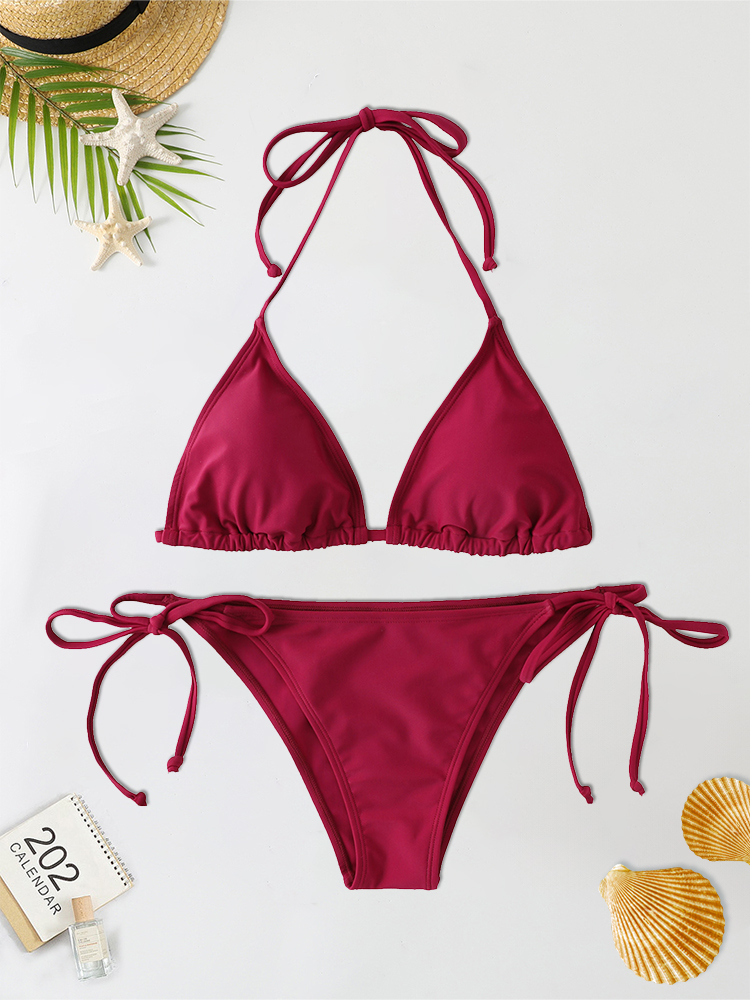 Thong Bikini Women - 2 teile/satz Frauen Tanga Bikini Set