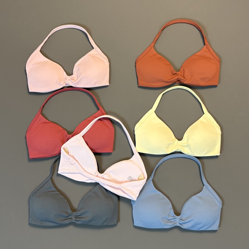 Sports Bra High Impact - HISTELLO Sport-BH Nahtloser Yoga-BH für Damen,
