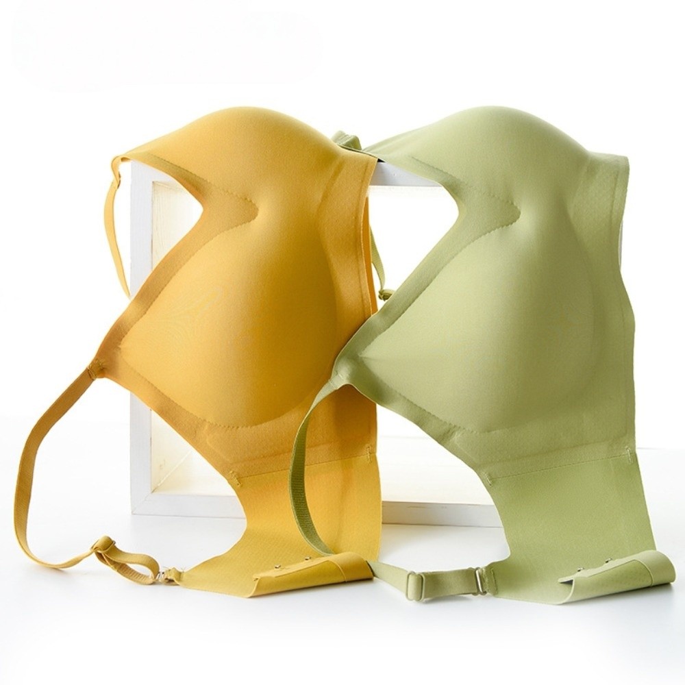 Bralette Wireless Soft - Push-Up-BH ohne Bügel, geraffter Busen, weiche