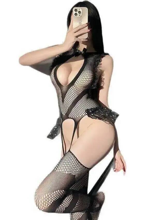 Sexy Spitzenbesatz Fischnetz-B – Bodystocking Fishnet Bewertung und Preis