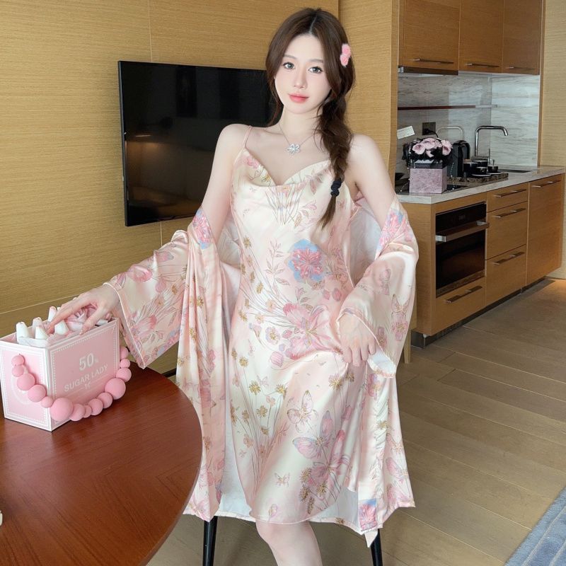Hochwertiges bedrucktes Sweet  – Robe Silk Women Bewertung und Preis