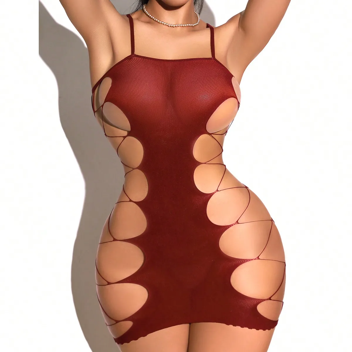 Neue Mode Damen Body Strümpfe  – Bodystocking Fishnet Bewertung und Preis