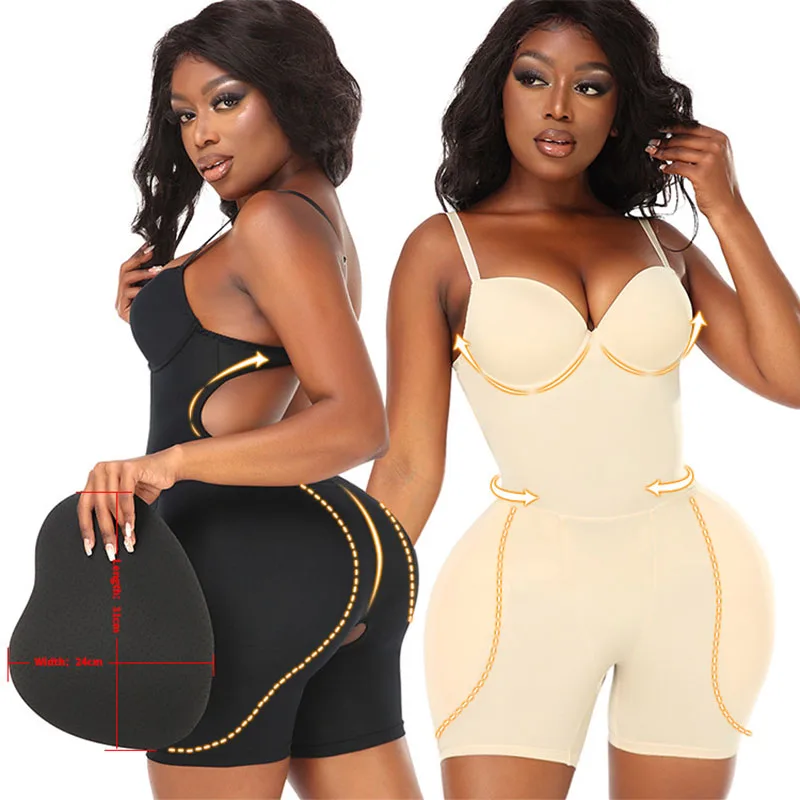 Bodys Shapewear Gepolsterte Hü – Shapewear Bodysuit Firm Bewertung und Preis