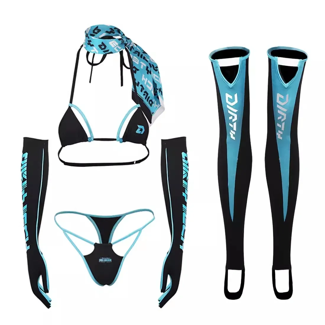 Sexy 5-teiliges Bikini-Set für – Thong Bikini Women Bewertung und Preis