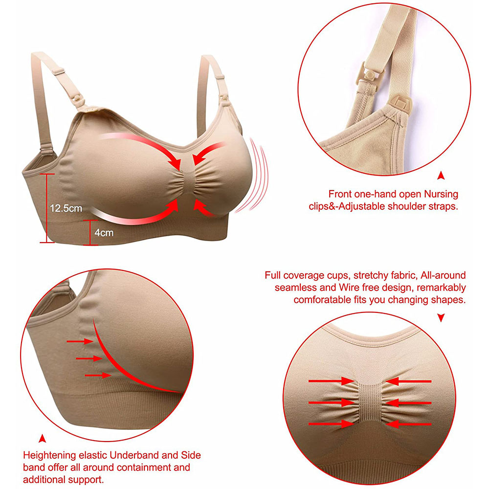 Drahtloser Still-BH aus Baumwo – Nursing Bra Sleep Bewertung und Preis