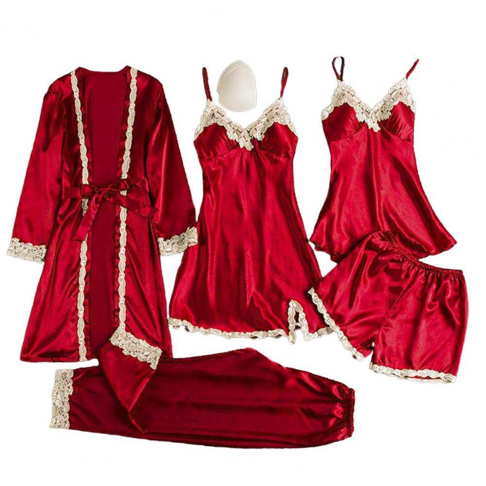 Seiden artiges Pyjama-Set Eleg – Robe Silk Women Bewertung und Preis