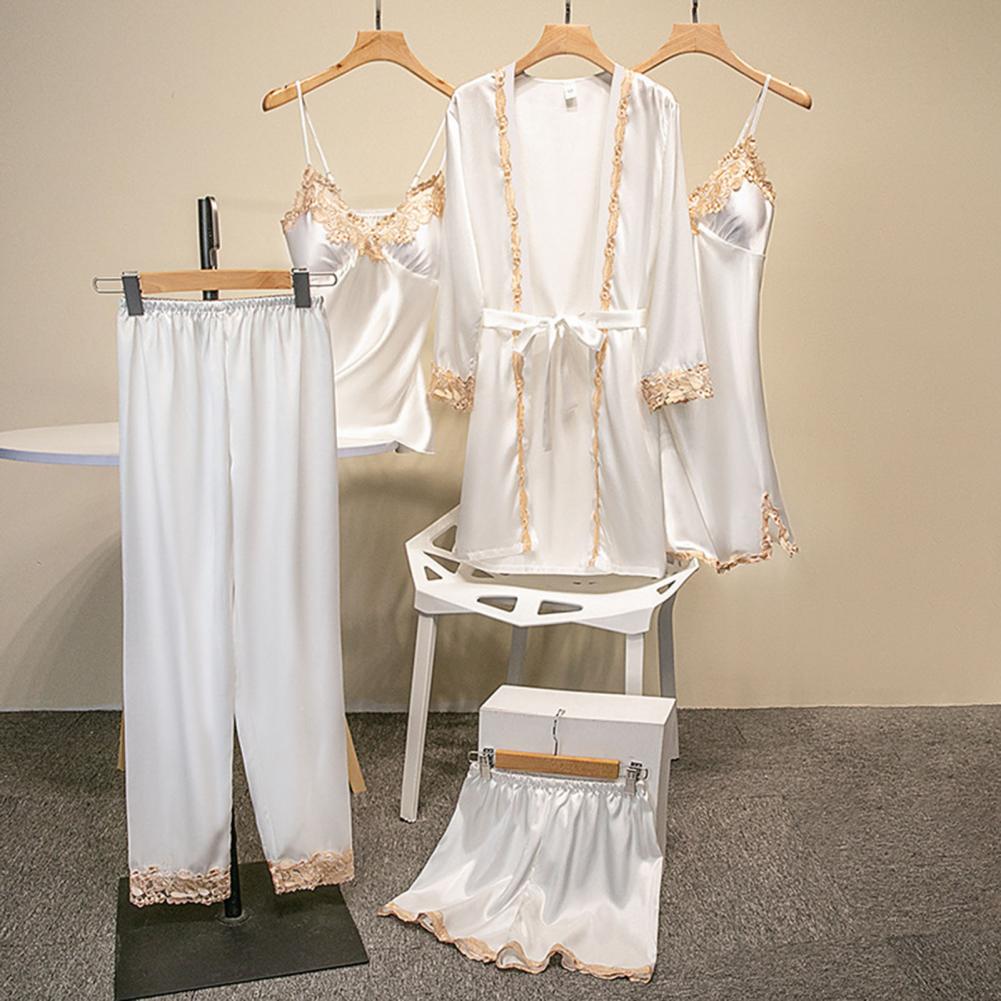 Seiden artiges Pyjama-Set Eleg – Robe Silk Women Bewertung und Preis
