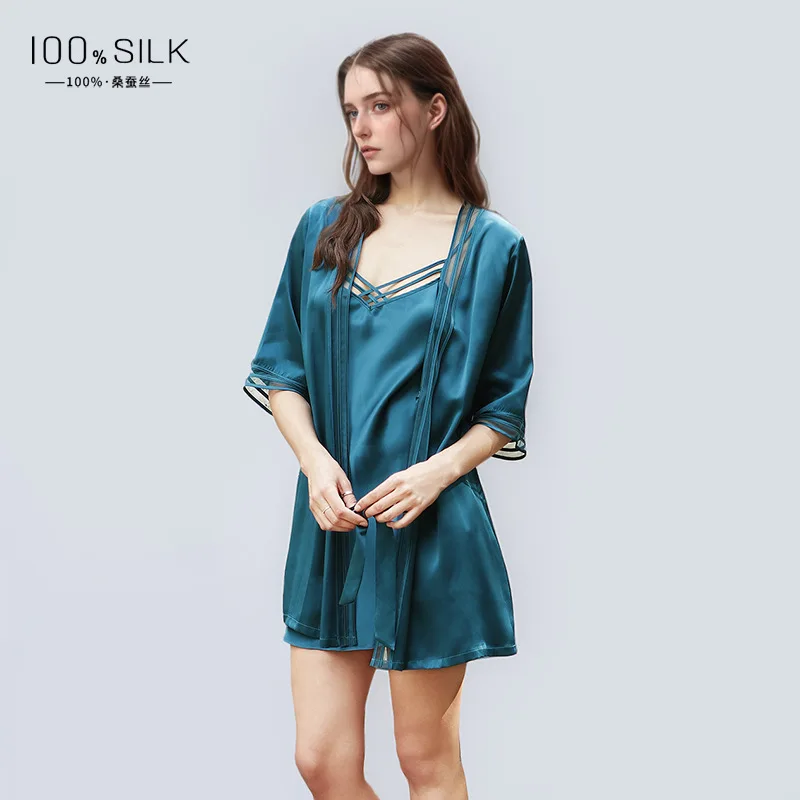 19MM 100% Maulbeerseide Robe K – Robe Silk Women Bewertung und Preis