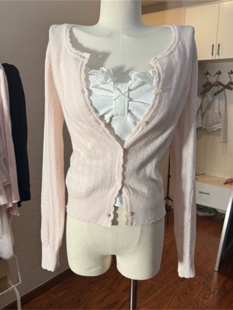 Koreanische Mode Slim Fit Weiß – Cami Top Lace Bewertung und Preis
